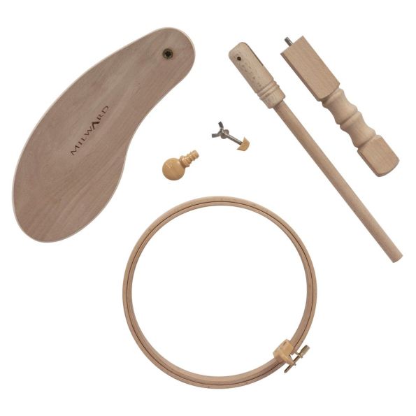 Tambour à broder sous cuisse avec cercle 20 cm - Milward