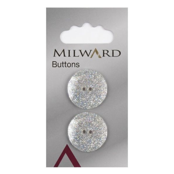 Bouton Milward pailleté 22 mm x2