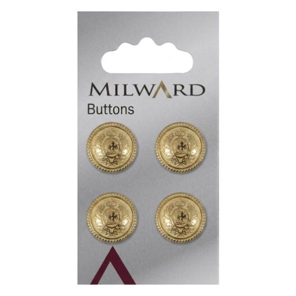 Bouton Milward Bouclier 15 mm x4