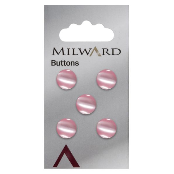 Bouton Milward Nacré rose 11 mm x5