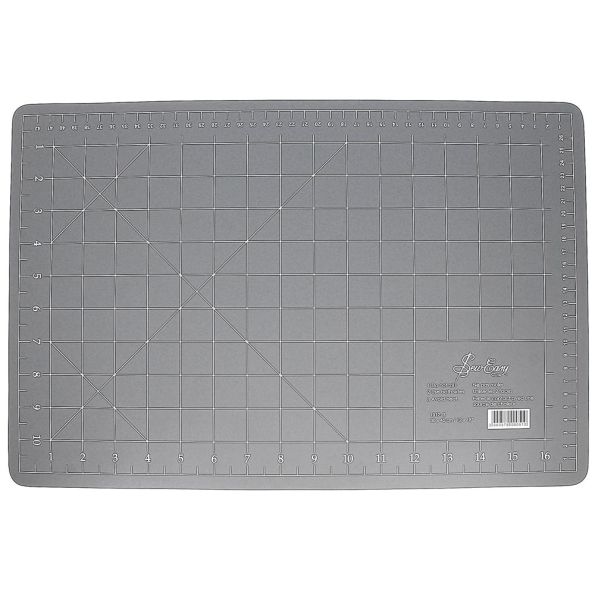 Planche de découpe PVC Sew Easy gris - 45 x 30 cm