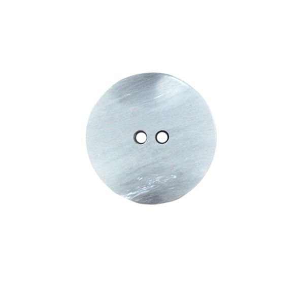 Bouton relief Vivienne 22 mm - Blanc