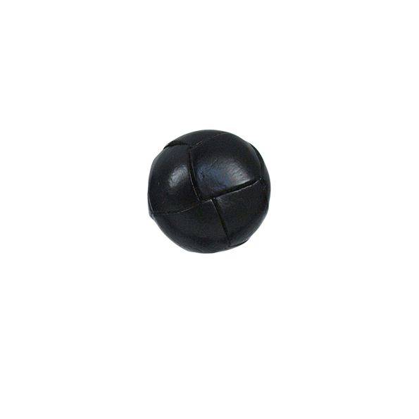 Bouton Giustina effet capitonné 15 mm - Noir