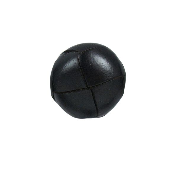 Bouton Giustina effet capitonné 22 mm - Noir