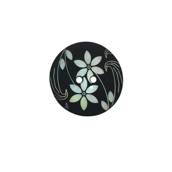 Bouton fleur Chantal 22 mm