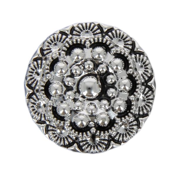 Bouton Claude brillant 25 mm