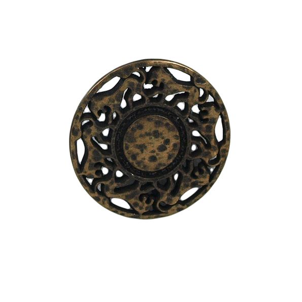 Bouton Michel-Angelo forme lion en métal 27 mm - Bronze