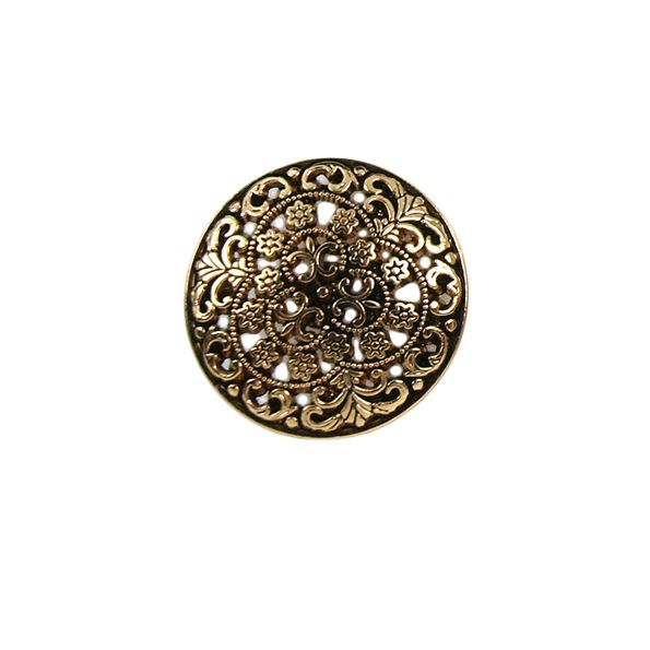 Bouton Dante en métal 22 mm - Or