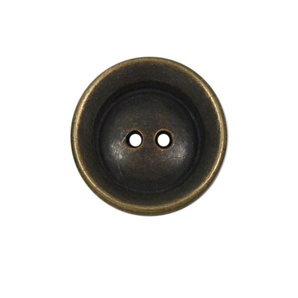 Bouton cuvette Jeanne 27 mm - Bronze