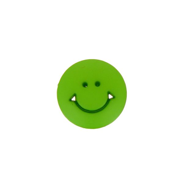 Bouton smile 15 mm - Vert