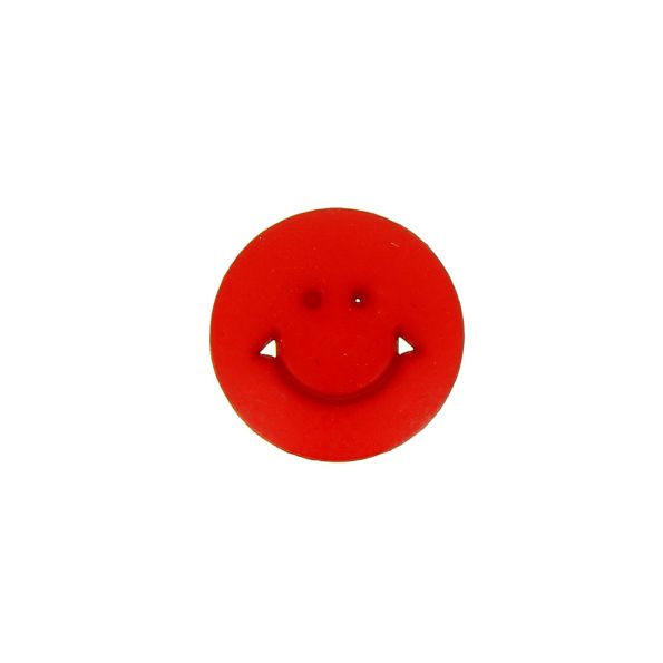 Bouton smile 15 mm - Rouge