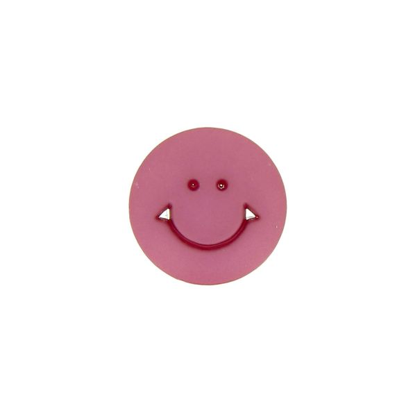 Bouton smile 15 mm - Violet