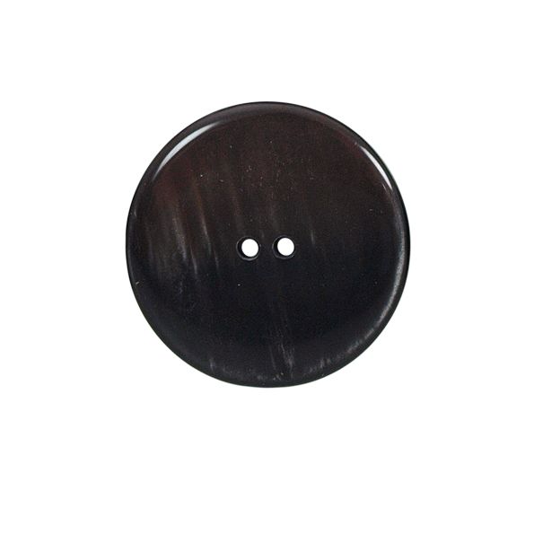 Bouton nacré plat Kate 27 mm - Ocre