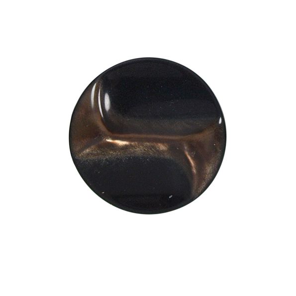 Bouton Calvin relief 27 mm - Marron