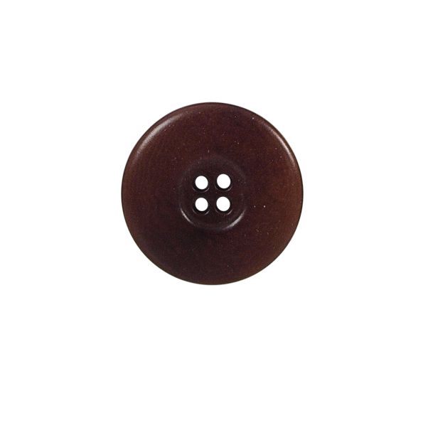 Bouton incurvé Carolina 22 mm - Marron