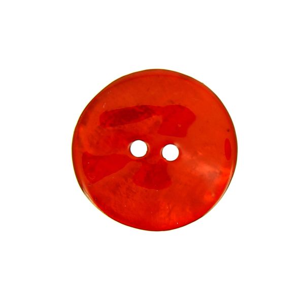 Boutons nacré 35 mm - Rouge