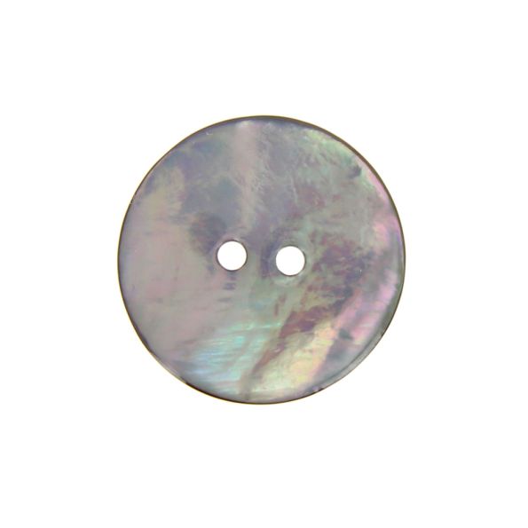 Boutons nacré 35 mm - Gris clair