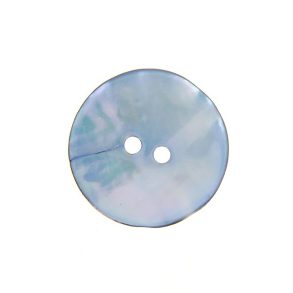 Boutons nacré 27 mm - Bleu