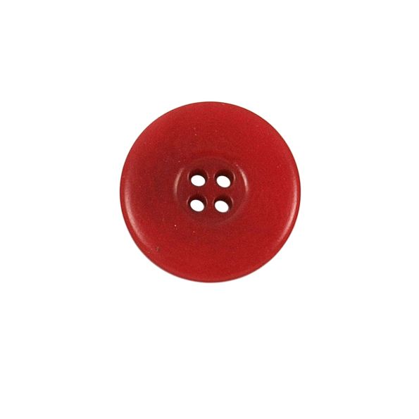 Bouton incurvé Carolina 22 mm - Rouge