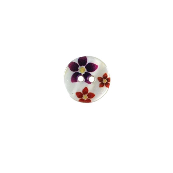 Bouton fleur Mariella 14 mm