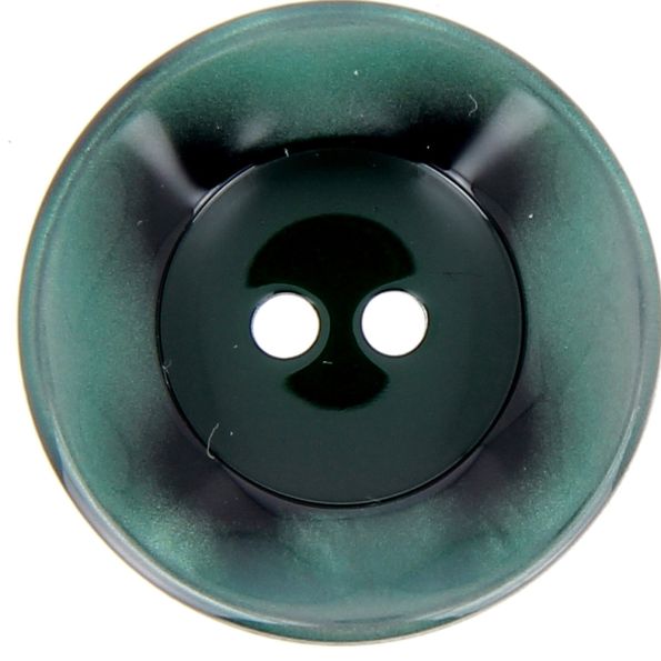Bouton cuvette bord gondolé 40 mm - Vert d'eau