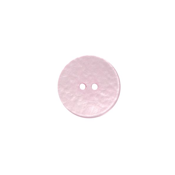 Bouton effet froissé 15 mm - Rose clair