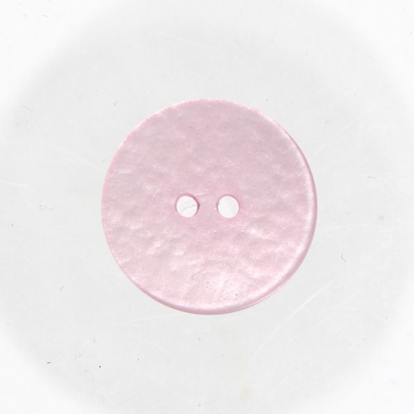 Bouton effet froissé 22 mm - Rose clair