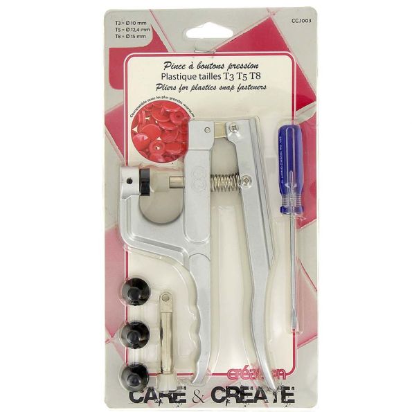 Pince à boutons pression Care & Create