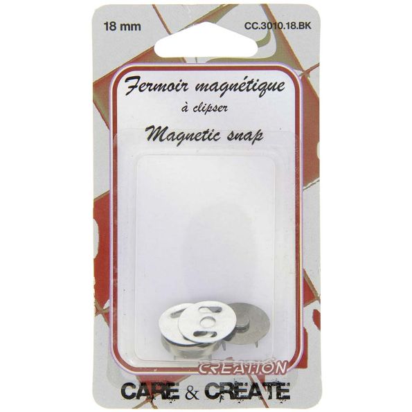 Fermoir magnétique 18 mm Métal - Care & Create