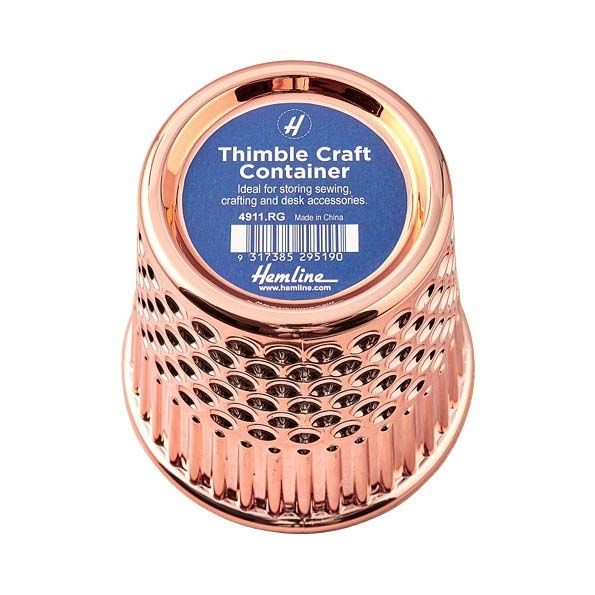 Dé à coudre pour rangement - Rose gold