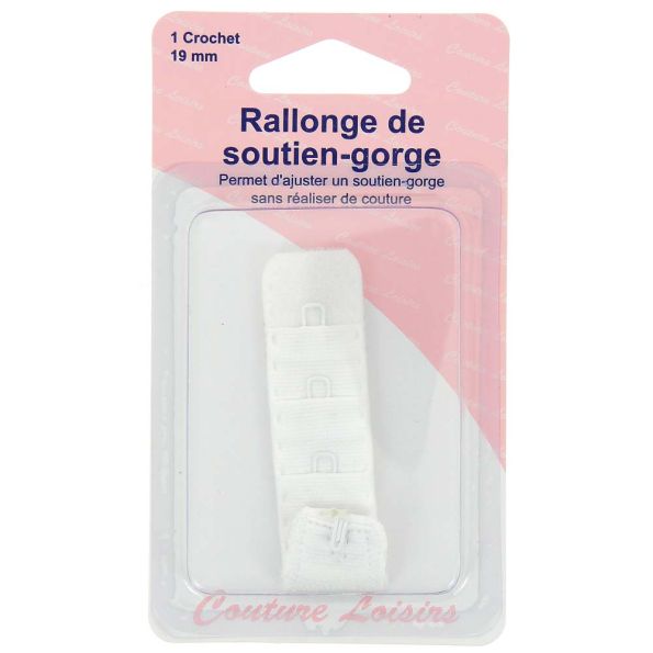 Rallonge de soutiens-gorge 19 mm - Blanc