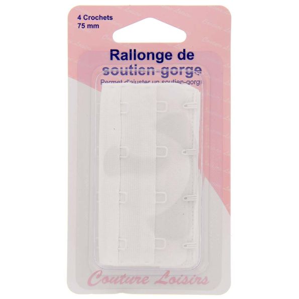 Rallonge de soutiens-gorge 75 mm - Blanc