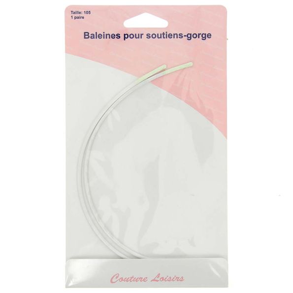 Baleines pour soutiens-gorge x2 - Taille 105