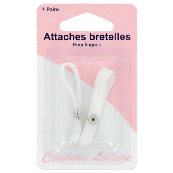 Attachettes lingerie - Blanc