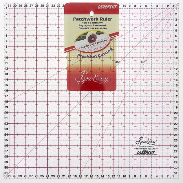 Règle Sew Easy 32 x 32 cm