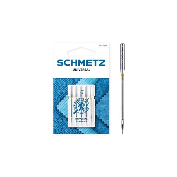 Aiguilles universal n° 110/18 Schmetz 130/705 H x5