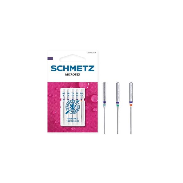 Aiguilles Microtex Schmetz assorties 130/705 H-M x5