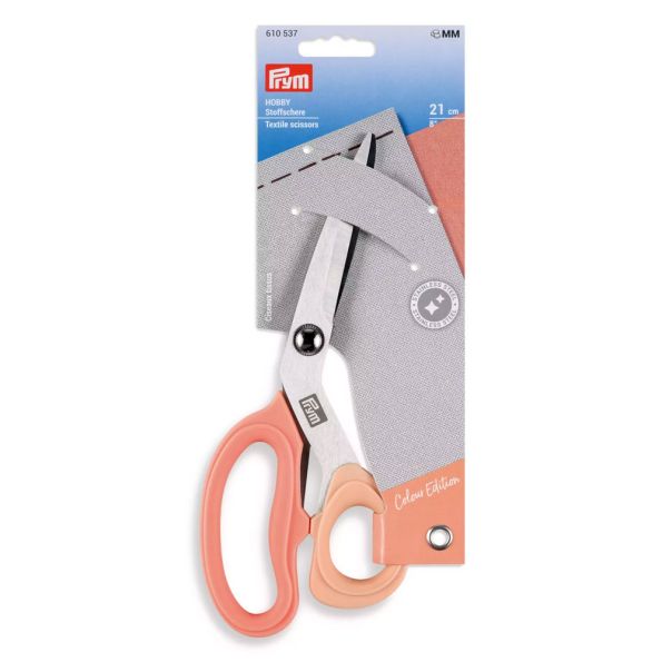 Ciseaux tissus 21 cm Prym Abricot