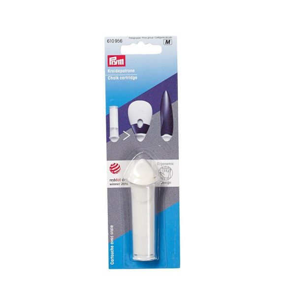 Cartouche Prym de craie blanc ergonomic