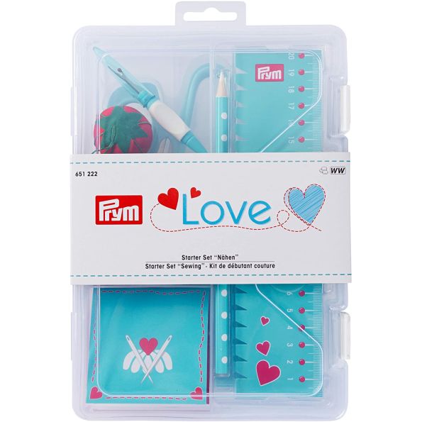 Nécessaire de couture pour débutant Prym Love - Turquoise
