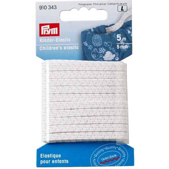 Ruban élastique pour enfants Prym - 5 mm