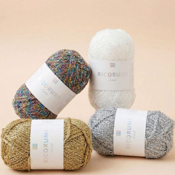 Fil Ricorumi Lamé Rico Design - 4 Couleurs