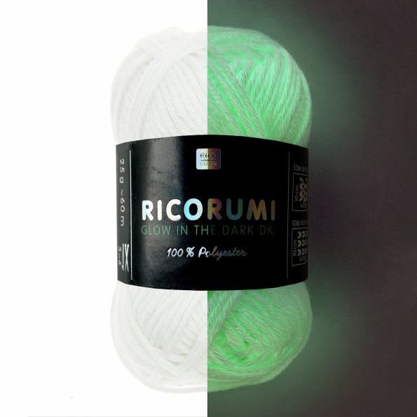 Fil Phosphorescent Glow In The Dark - Rico Design