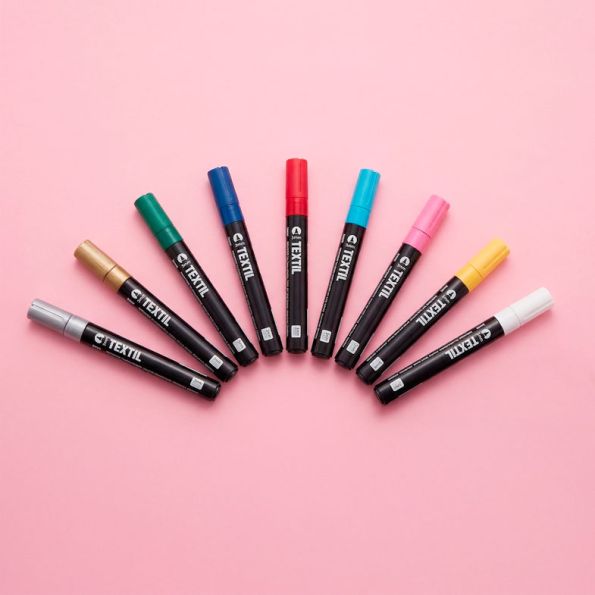 Feutre pour tissus foncés Rico Design - 9 couleurs