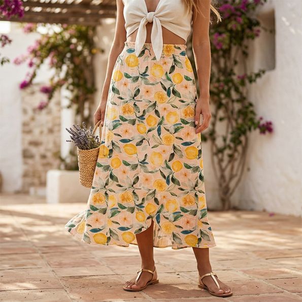 Kit Couture Craftine Jupe Kalya Lemon