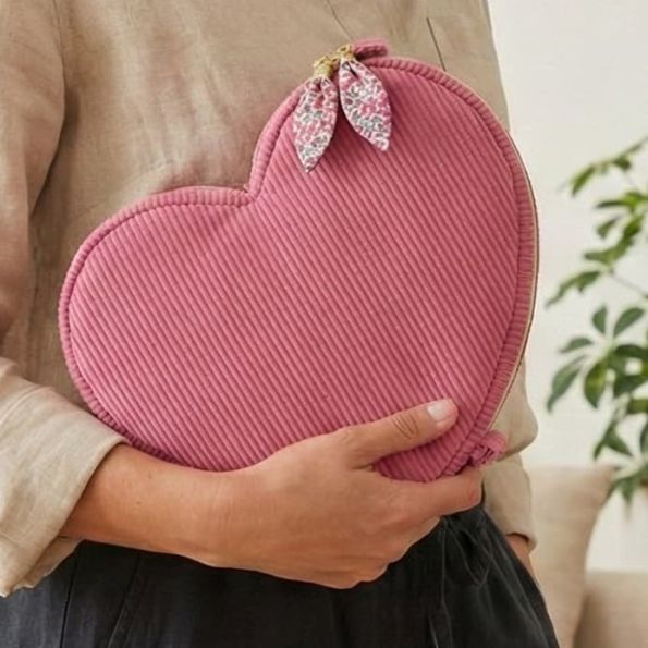 Kit Couture Craftine Pochette Coeur