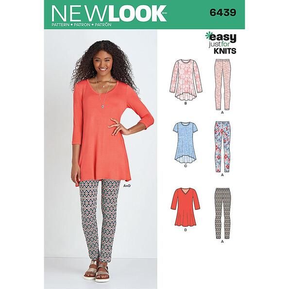 Patron New Look 6439 Robe & Pantalon