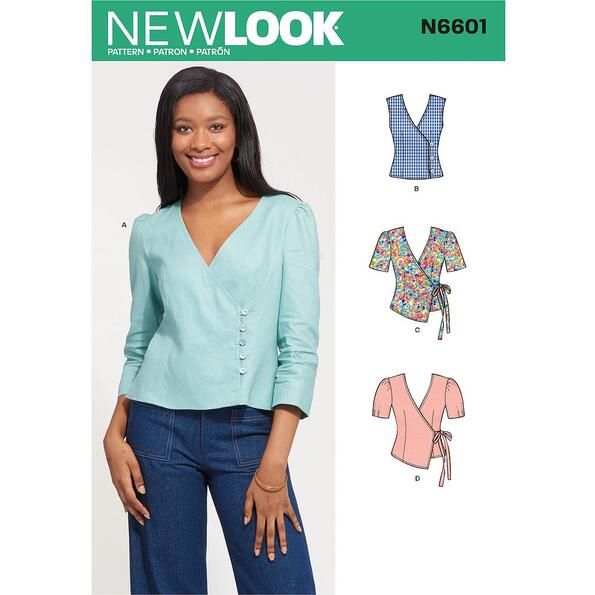 Patron New Look 6601 Blouse