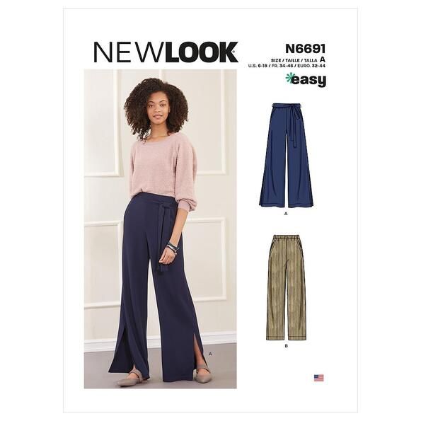 Patron New Look 6691 Pantalon