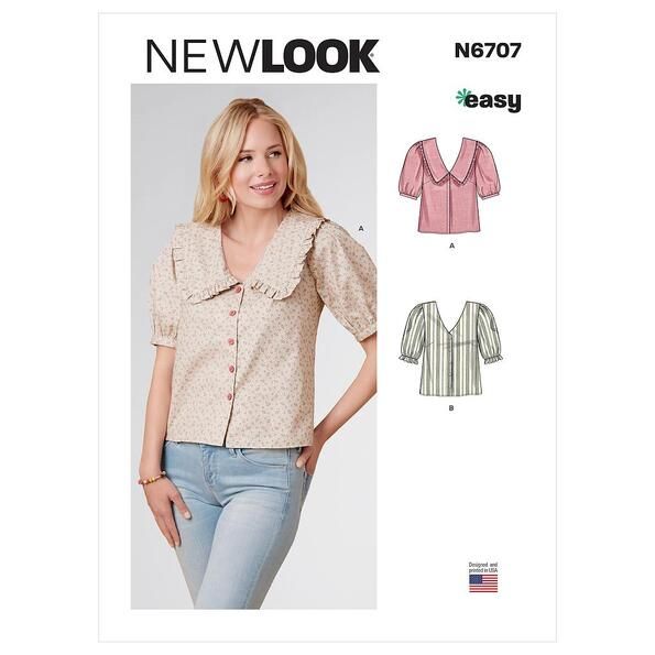 Patron New Look 6707 Blouse
